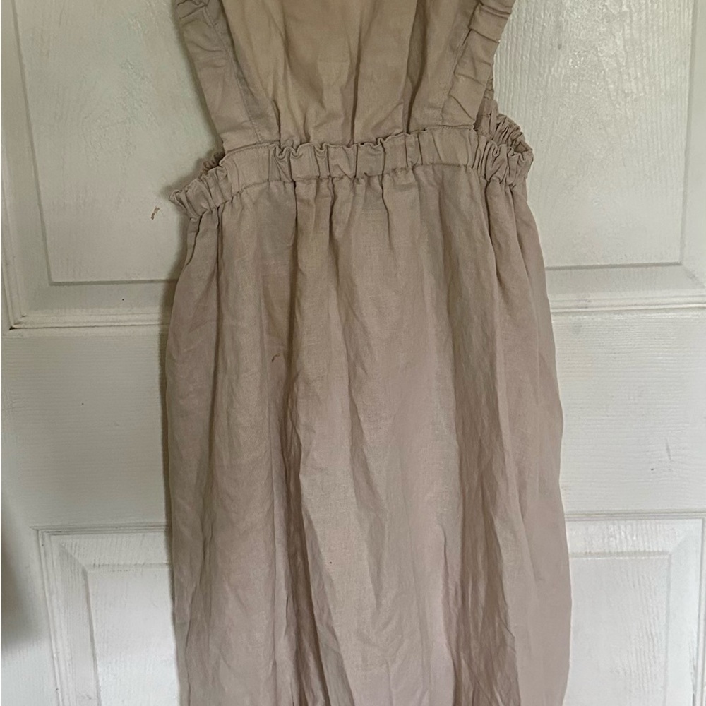 Petal & Pup Beige Backless Dress